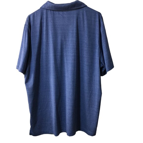 32 DEGREES COOL BLUE DASHED LINE LIGHTWEIGHT POLO MENS XL - Picture 2 of 4